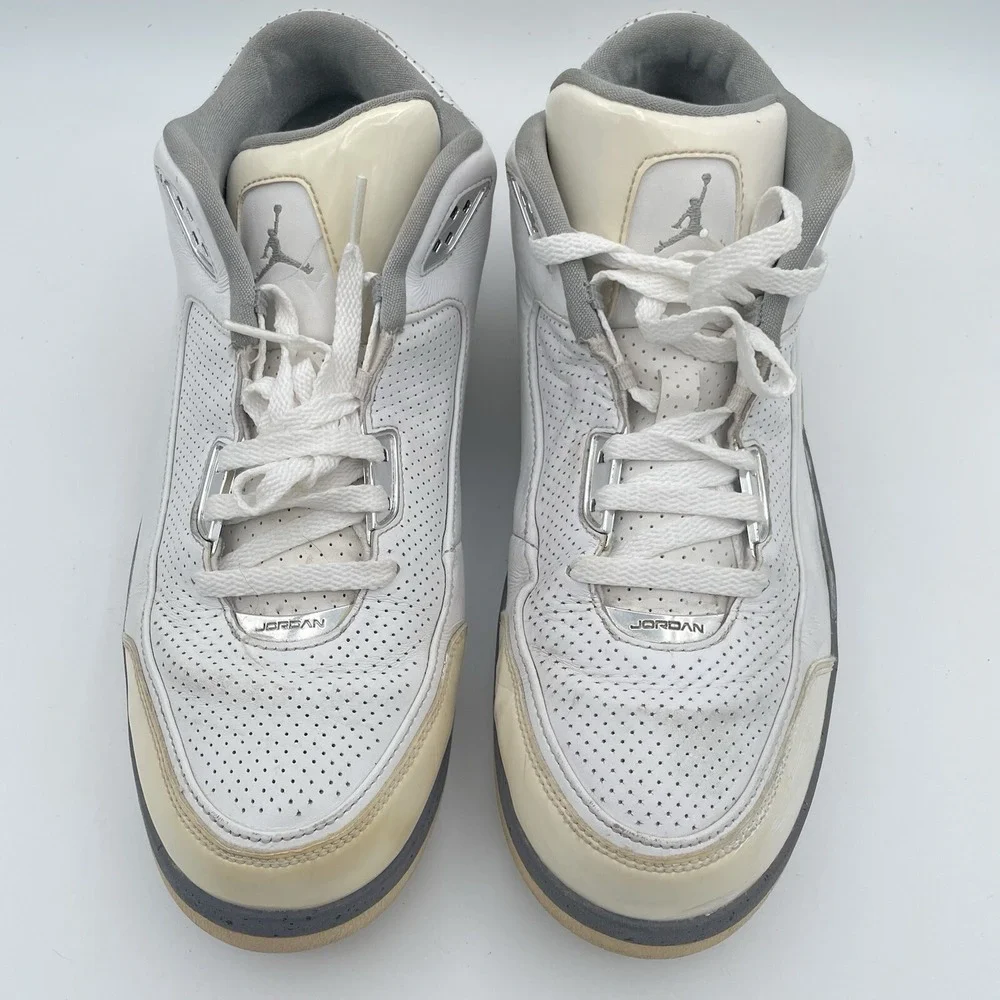 Jordan Courtside Mid White‎ Metallic Sneaker Basketball shoes Men's size 12